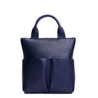 Cobalt*Small | Convertible tote clutch crossbody with two large front pocket and top carry handles