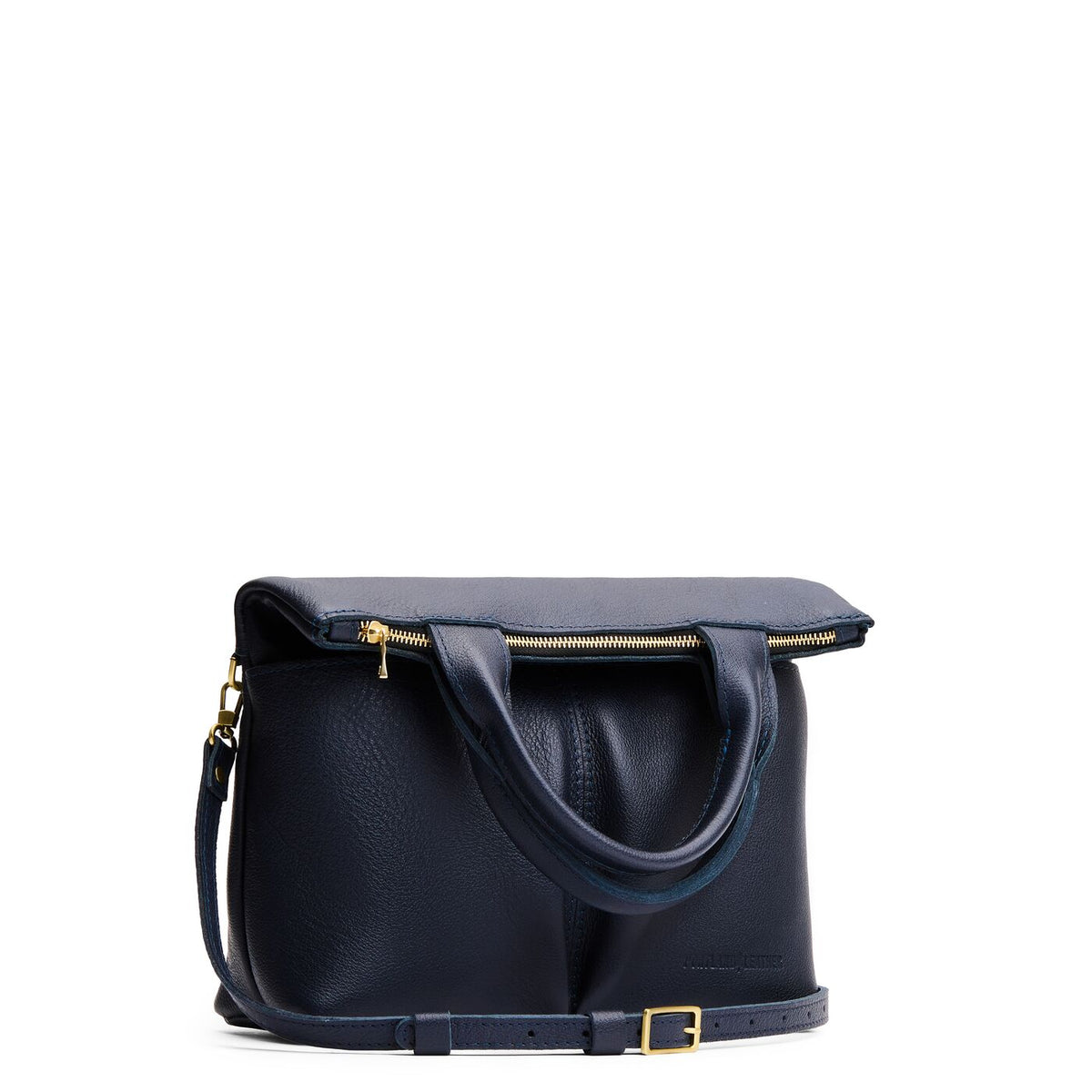 Night Owl*Small | Convertible tote clutch crossbody with two large front pocket and top carry handles folded into a clutch