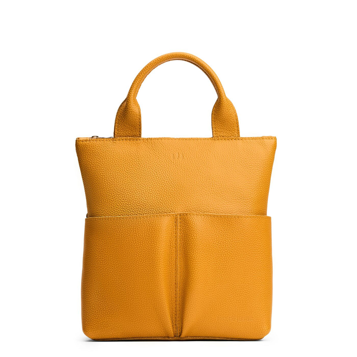 Sunshine*Small | Convertible tote clutch crossbody with two large front pocket and top carry handles folded