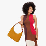Dijon Small Classic | U-shaped shoulder bag with adjustable strap and fringe detail
