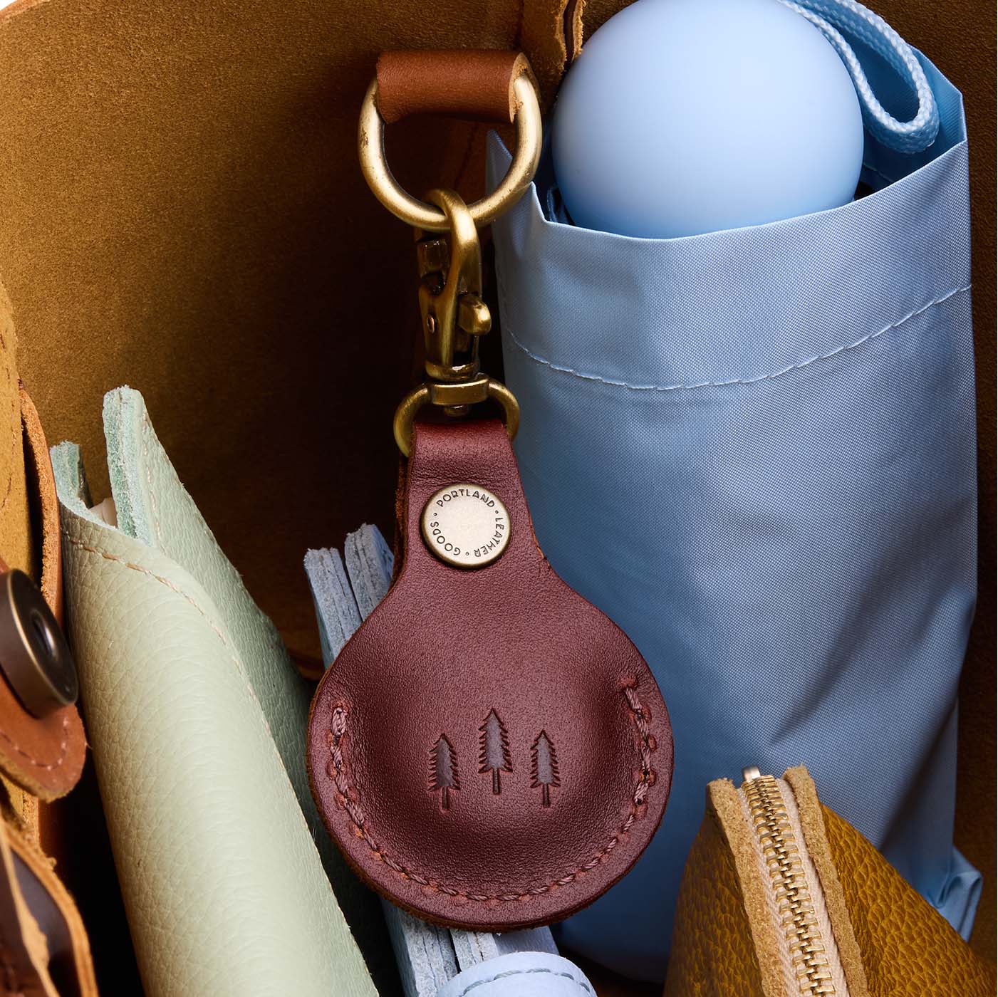 Snap AirTag Holder | Portland Leather Goods