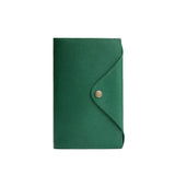 Bacalar Large | Leather journal cover with button snap cover closed