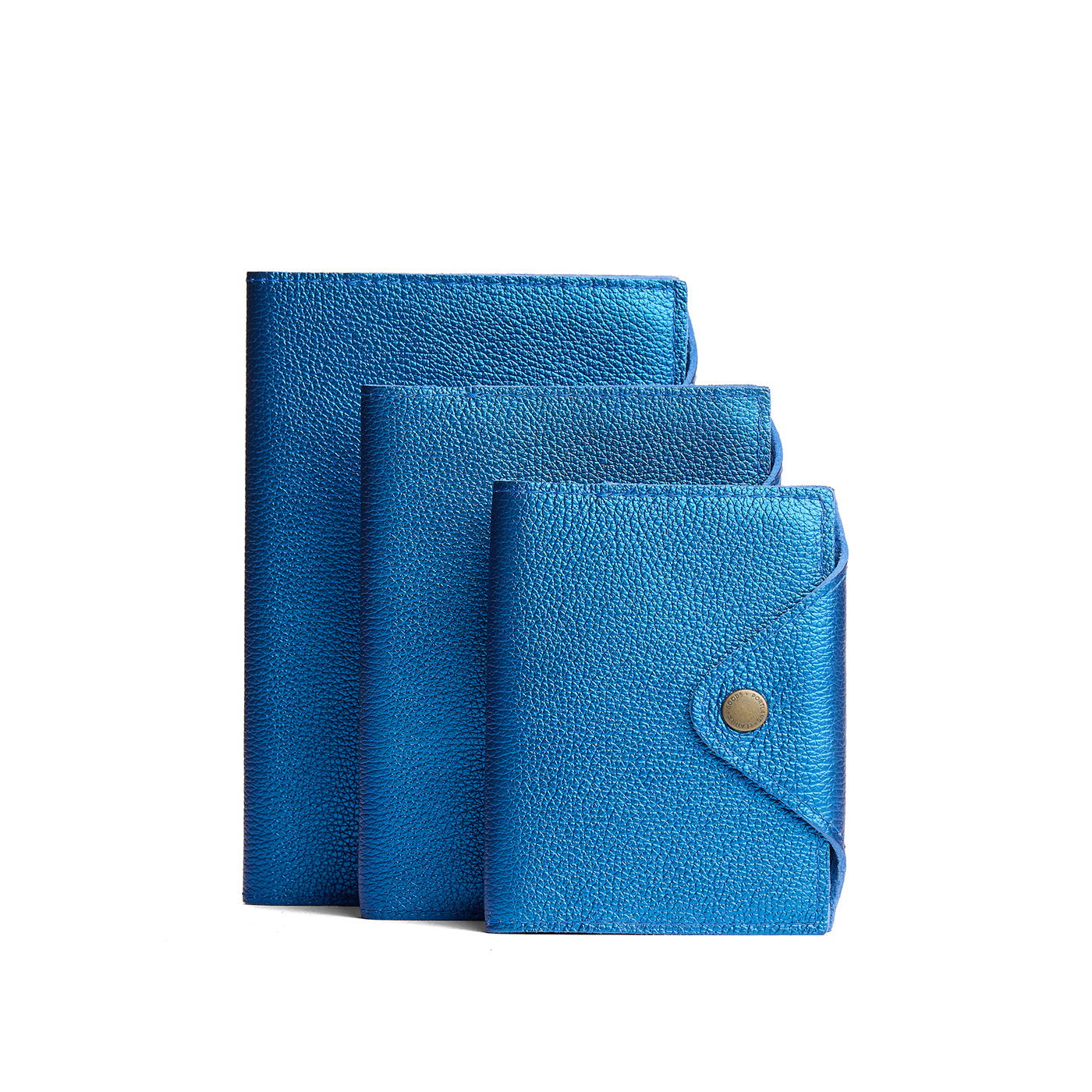 Comet Blue | Three size comparison of Snap Journal