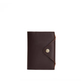 Grizzly Small | Leather journal cover with button snap cover closed Small | Leather journal cover with button snap cover closed