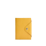 Sunshine Small | Leather journal cover with button snap cover closed