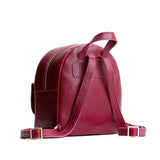 Orchid | Small zip backpack with snap front pocket