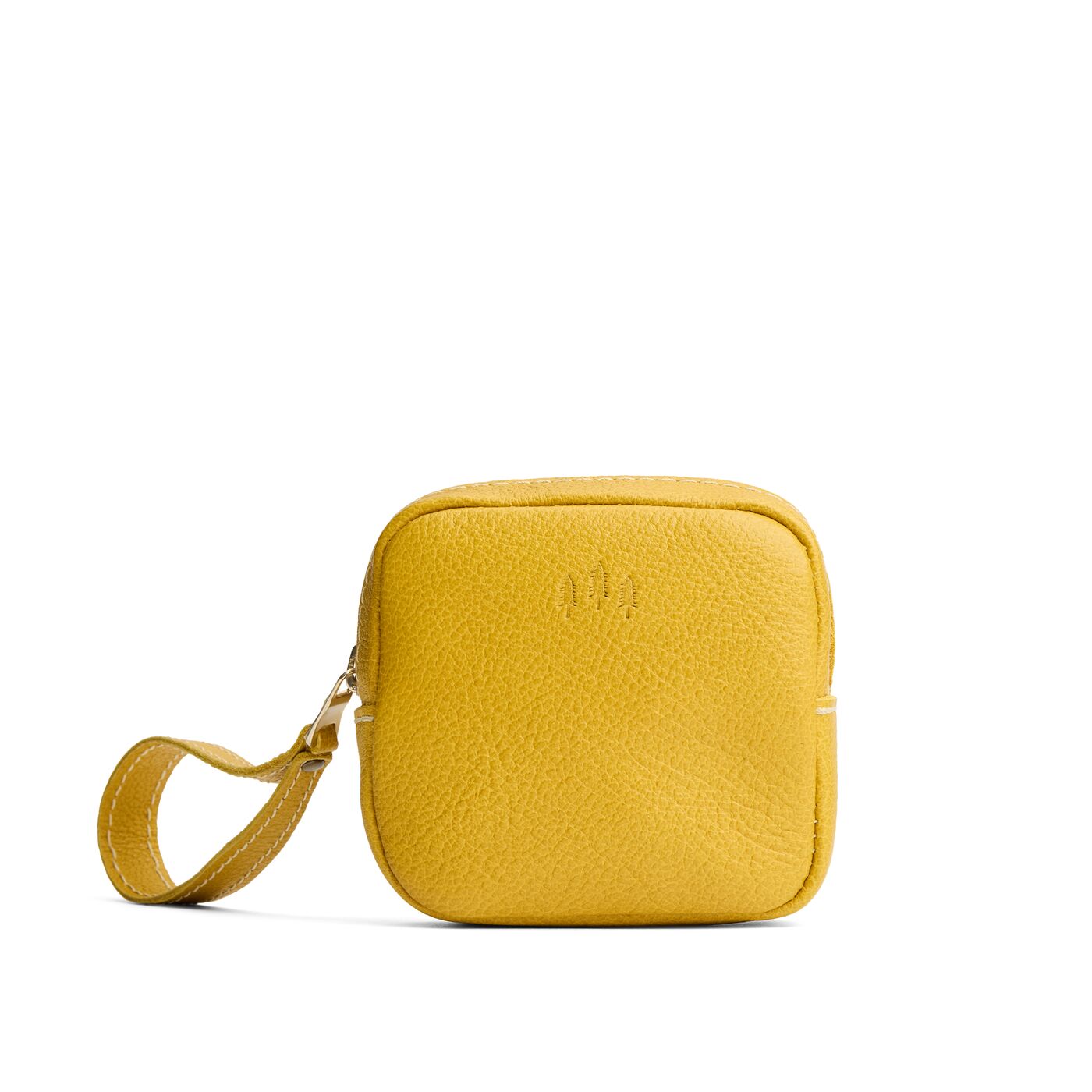 Pomello | Square shaped small zip pouch with wristlet