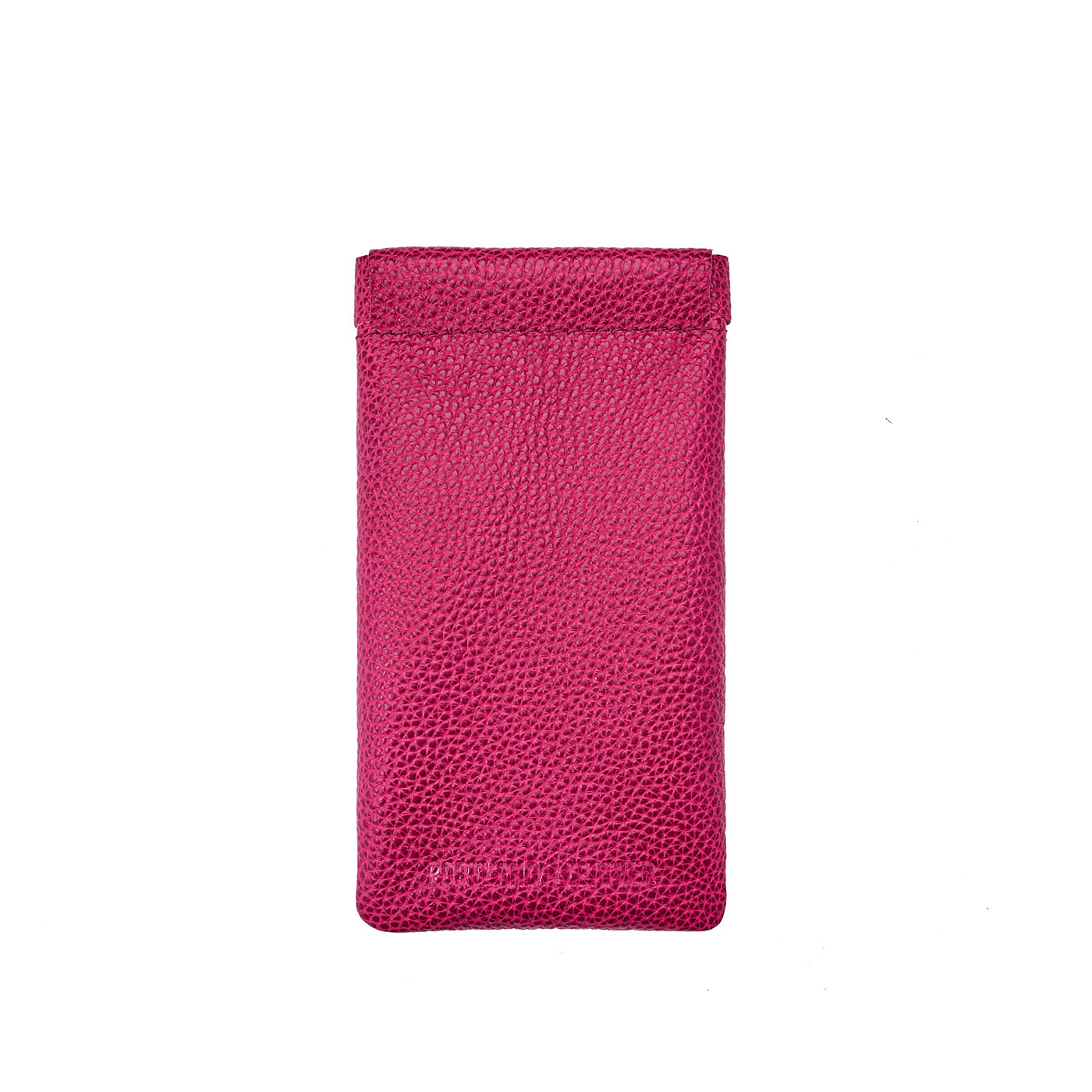 Cosmo | Leather glasses case with hidden metal spring closure