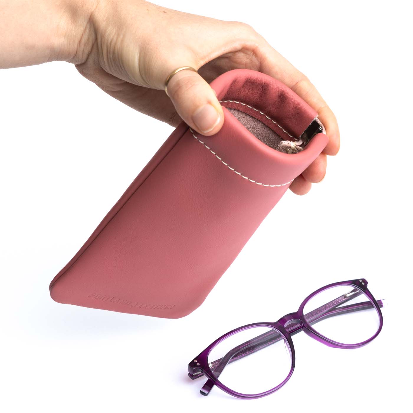 Spectacle Case Squeeze Eyeglass Case | Portland Leather Goods