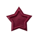 Orchid | Star shaped leather tray with stuffed edges 