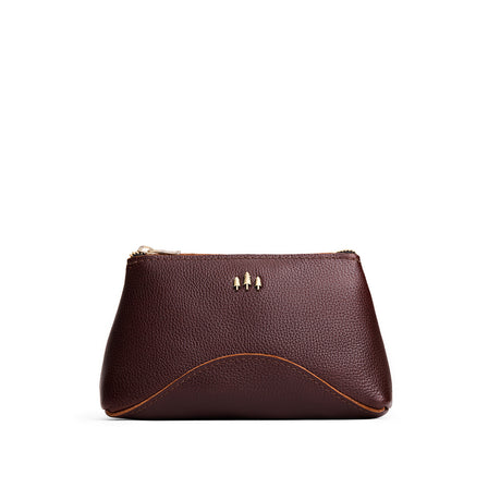 Coldbrew | Rectangular makeup bag pouch with top zipper