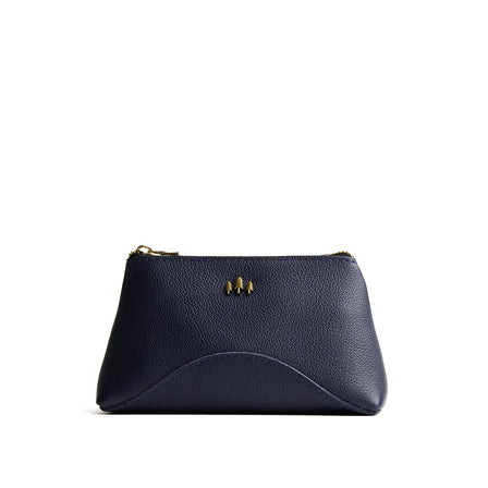 Night Owl | Rectangular makeup bag pouch with top zipper