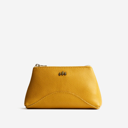 Sunshine | Rectangular makeup bag pouch with top zipper
