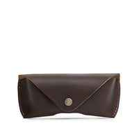 Grizzly | Leather sunglasses case with snap closure