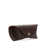 Grizzly | Leather sunglasses case with snap closure