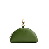 Cactus | Small half-moon shaped keychain pouch with zipper closure