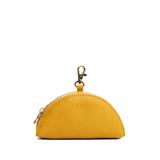 Sunshine | Small half-moon shaped keychain pouch with zipper closure