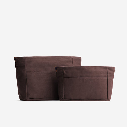 Java Bean*Zipper*Small | Small canvas bag insert for organization