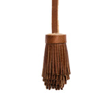 Carajillo | Pom-pom style with tiered leather fringe