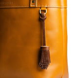Carajillo | Pom-pom style with tiered leather fringe
