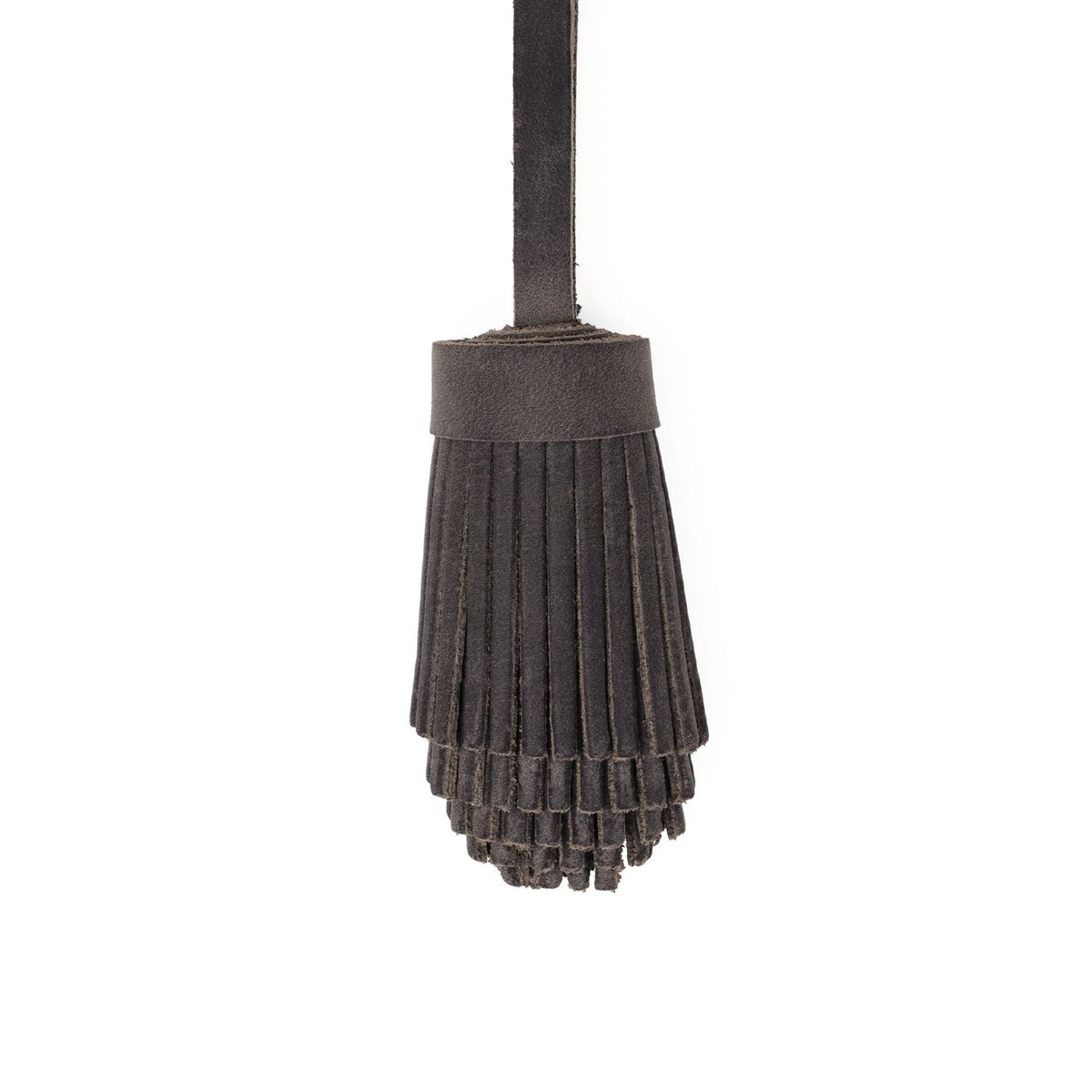 Full Moon | Pom-pom style with tiered leather fringe
