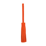 Paprika Large | Fringed leather tassel with leather loop