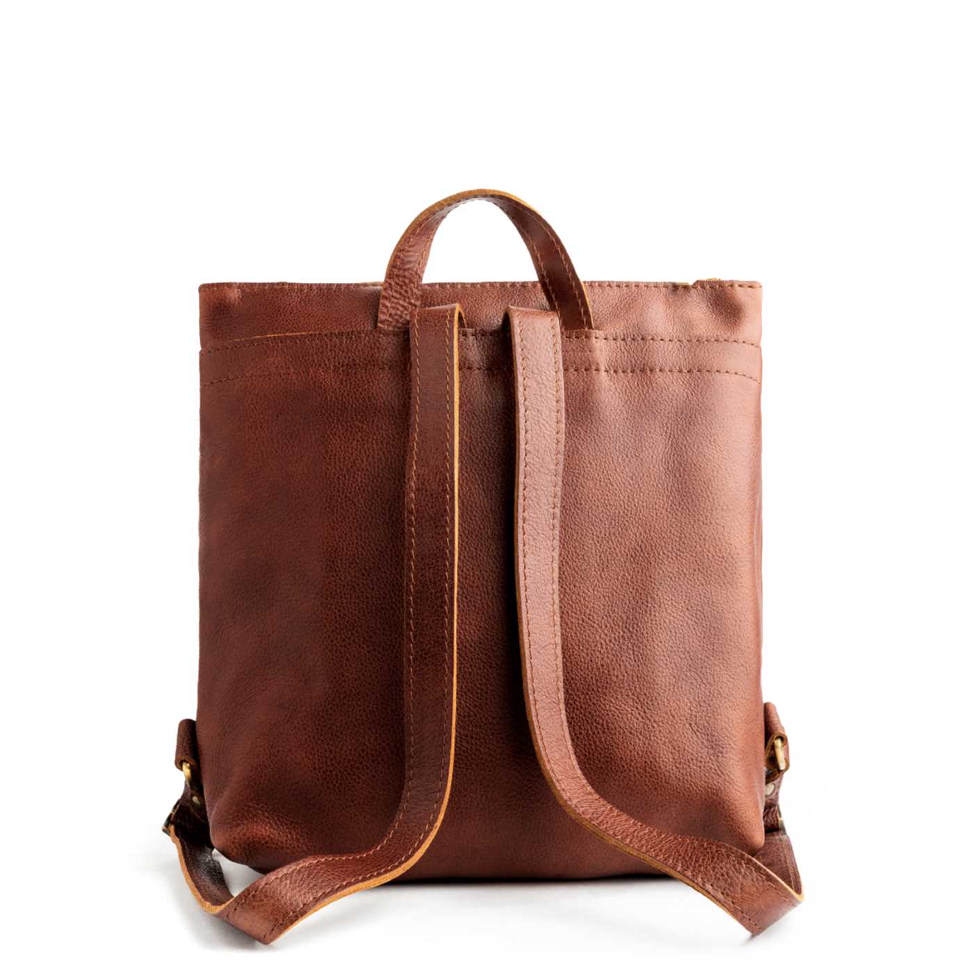 All Color: Nutmeg*Classic | Square slim leather tote backpack