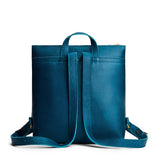 Planetary Large | Square slim leather tote backpack