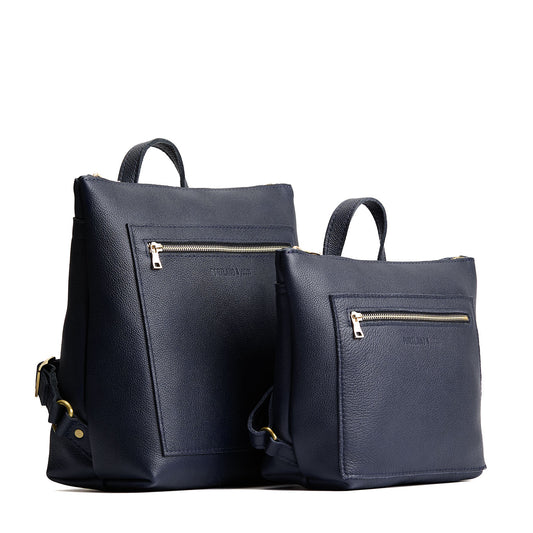 Night Owl | Side by side comparison of both sizes of Tote Backpack