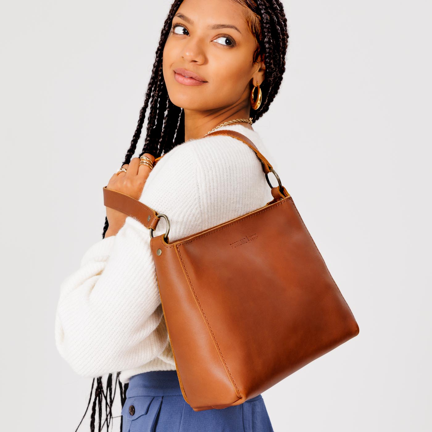 Triangle Shoulder Bag | Portland Leather Goods
