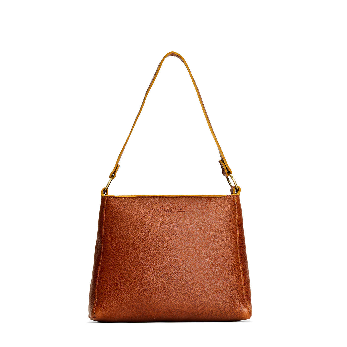 Sienna*Classic | Triangular shoulder bag with antiqued brass finished hardware