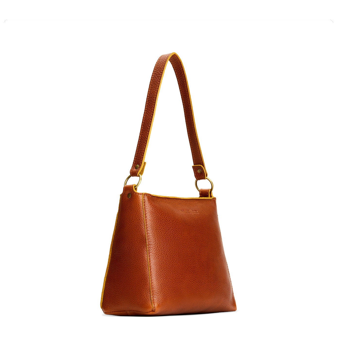 Sienna*Classic | Triangular shoulder bag with antiqued brass finished hardware