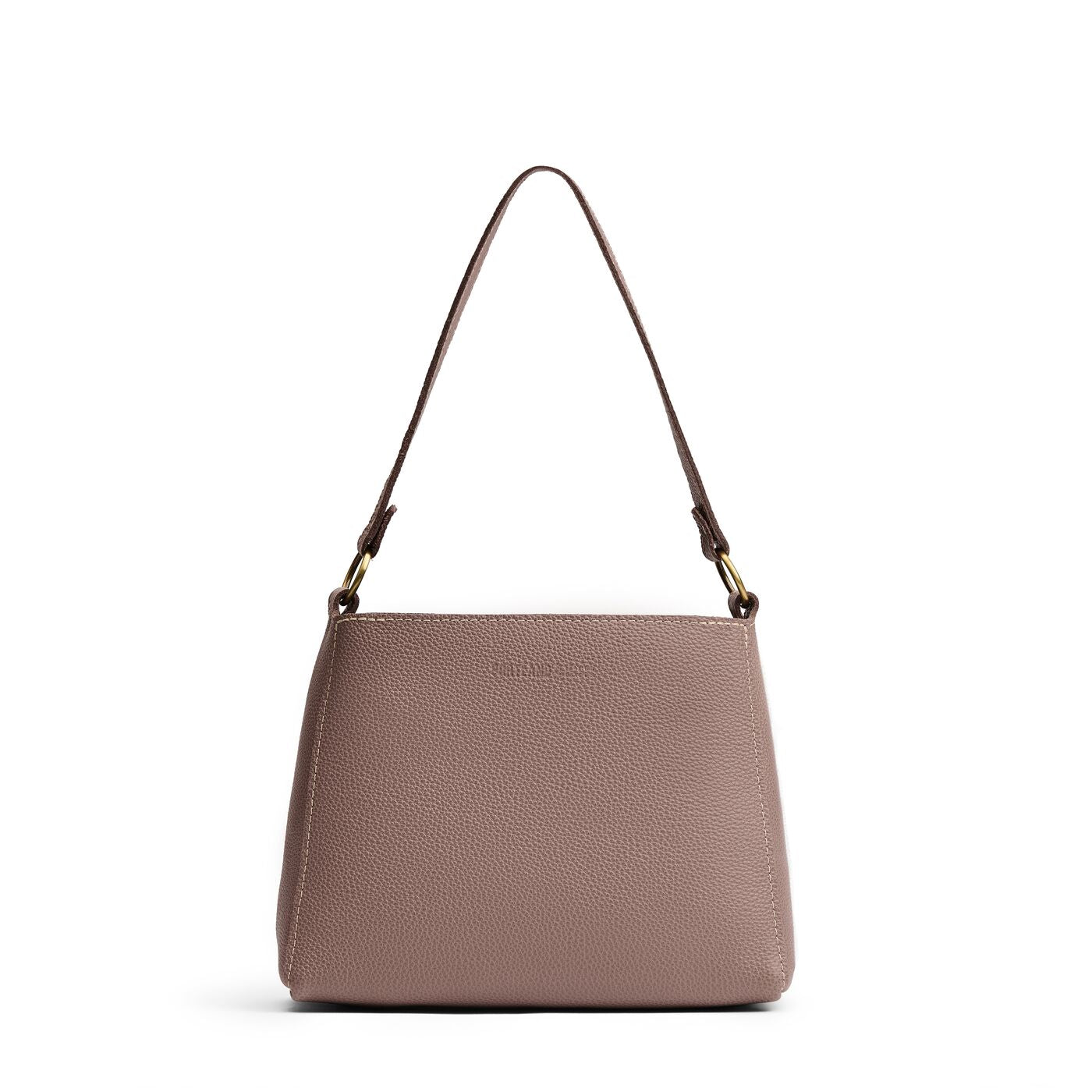 Sparrow*Small | Triangular shoulder bag with antiqued brass finished hardware