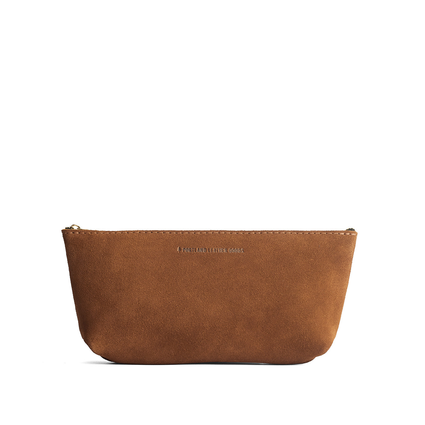 Jackson | Leather utility bag pouch with top zipper