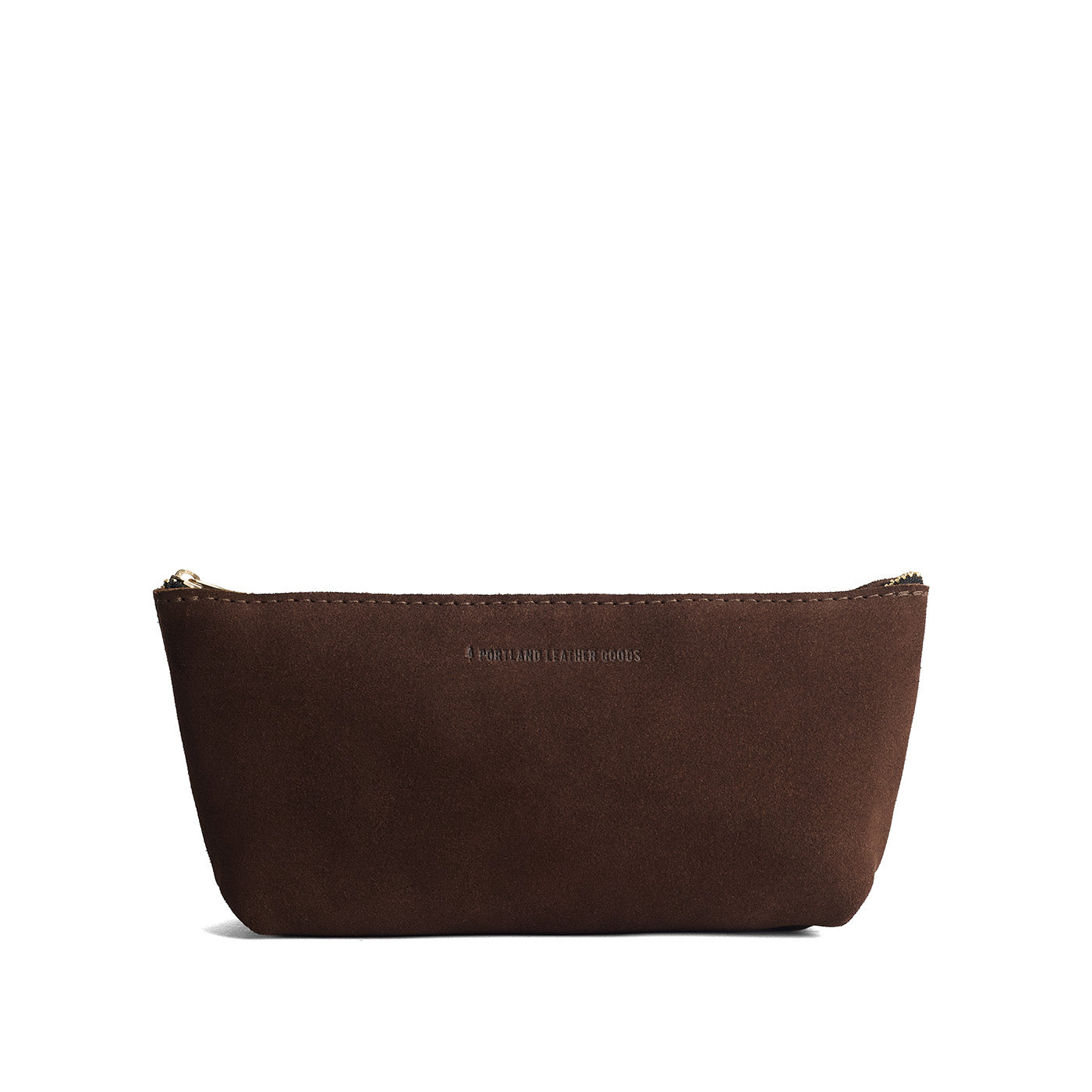 Stagecoach | Leather utility bag pouch with top zipper