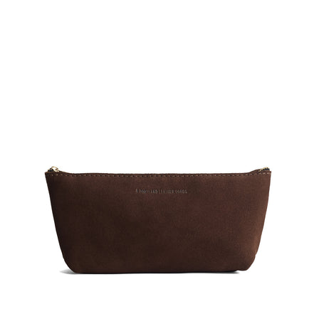 Stagecoach | Leather utility bag pouch with top zipper
