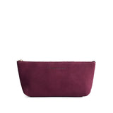 Superbloom | Leather utility bag pouch with top zipper