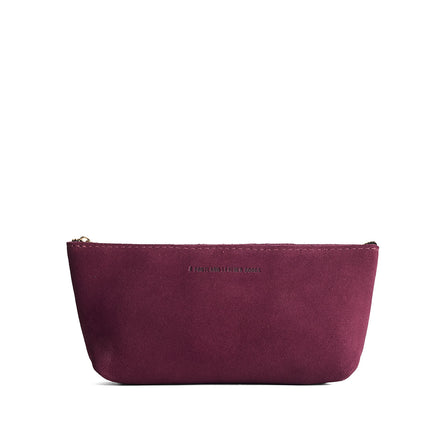 Superbloom | Leather utility bag pouch with top zipper