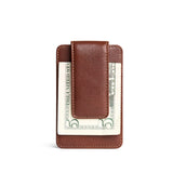 Saddlestone | Card holder with a money clip on the back