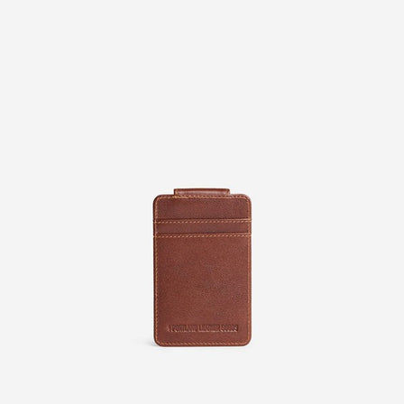 Saddlestone | Card holder with a money clip on the back