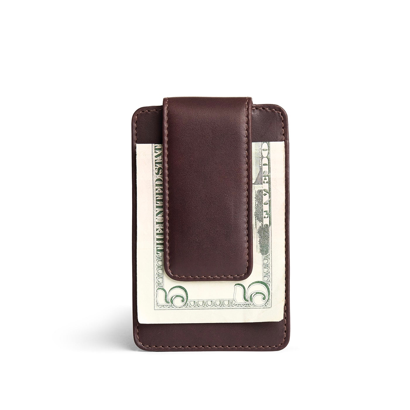 Trailstone | Card holder with a money clip on the back