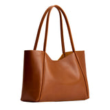 Honey Large | Wide tote with leather straps and snap closure