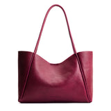 Orchid Large | Large wide tote with leather straps and snap closure