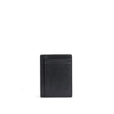 Black Rock | Vertical leather card holder on a white background