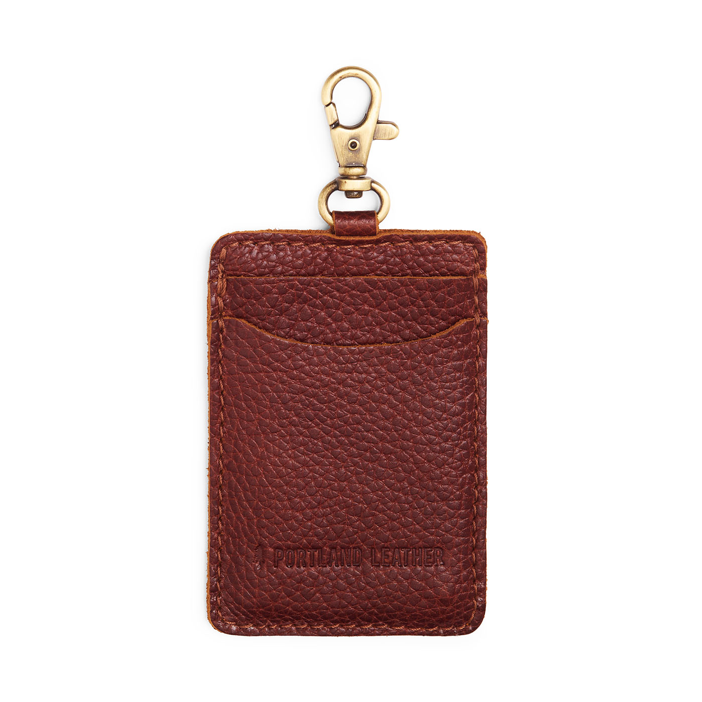 Vertical Lanyard Card Holder | Portland Leather Goods