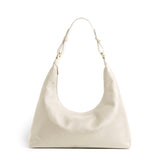 Pebbled Bone Classic | U-shaped shoulder bag with adjustable strap