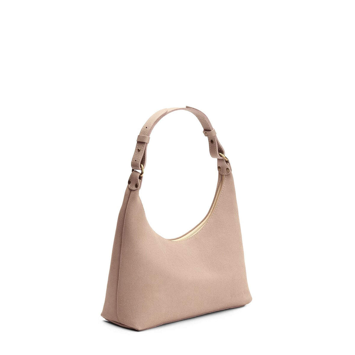 Taupe*Small*Classic | U-shaped shoulder bag with adjustable strap