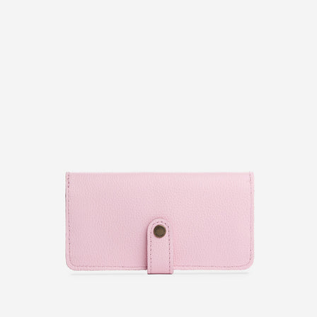 Pinkaboo | Leather wallet with snap closed