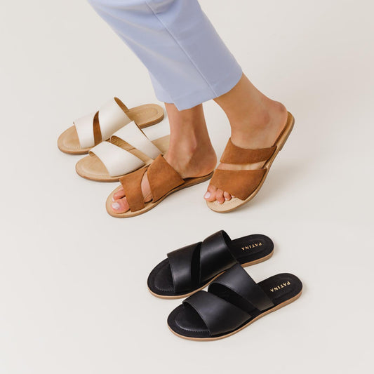'Almost Perfect' Double Swirl Slide Sandal