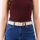 Marble | Legacy leather belt on model's waist